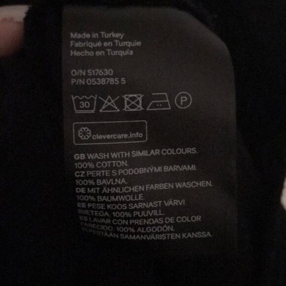 H&M little black dress cold shoulder ties 6 - Picture 5 of 6